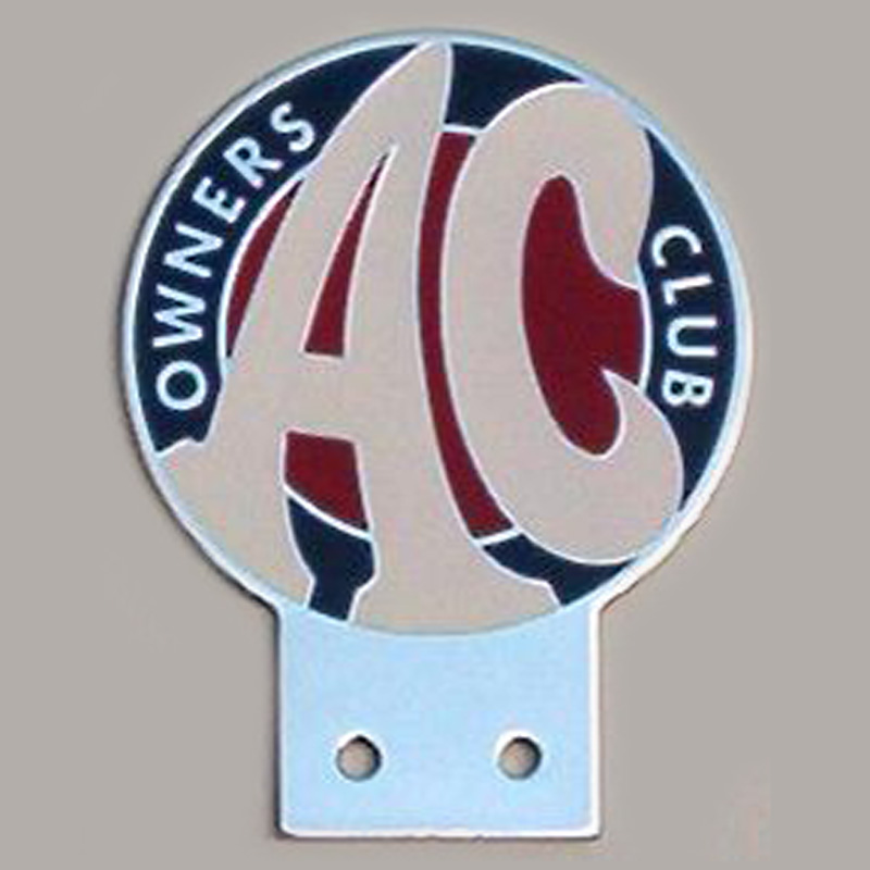A C Owners Club car badge